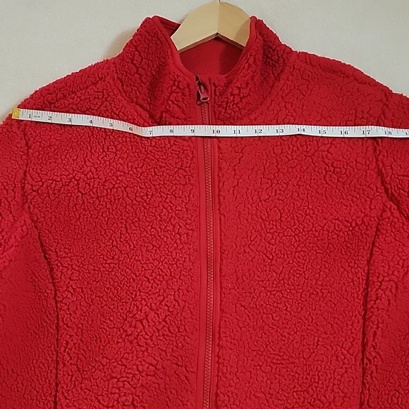 JF RED TEDDY JACKET XL - Picture 10 of 12